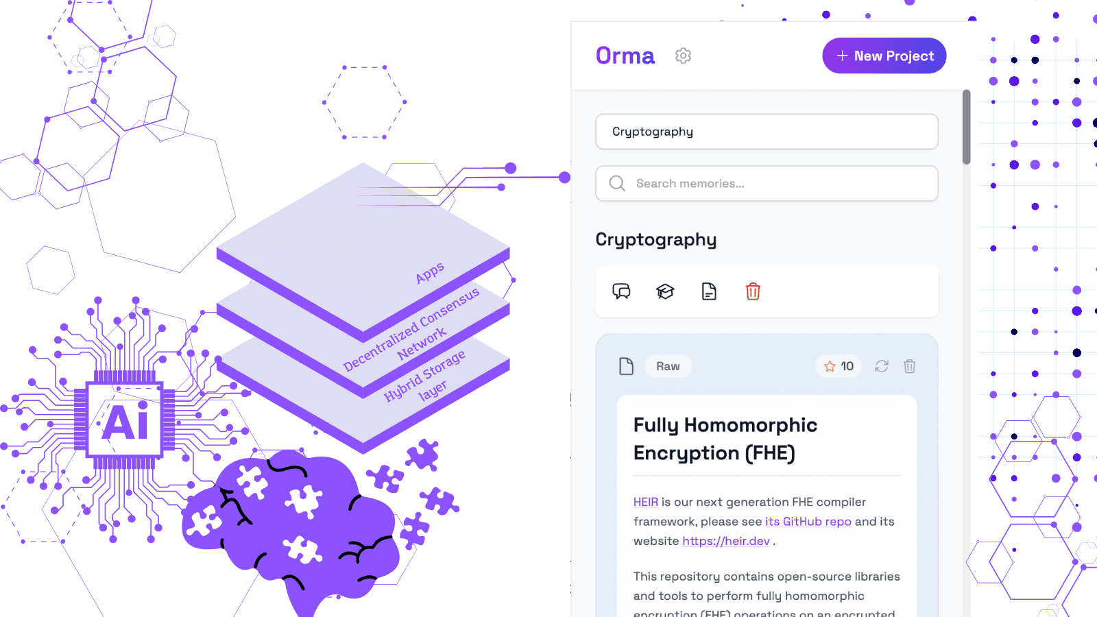 Orma's Intelligent Memory Layer